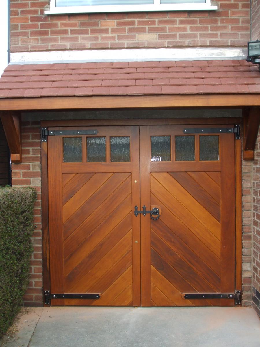 Glazed Frame, Brace & Ledge Garage Doors (Hardwood) Products Gates