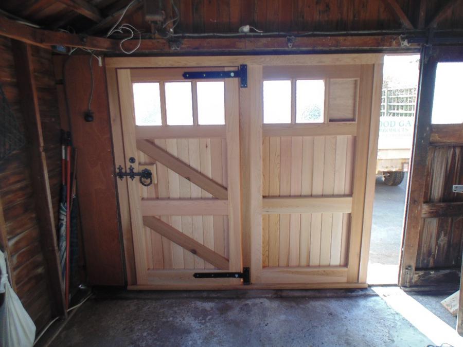 Glazed Frame, Brace & Ledge Garage Doors (Hardwood) Products Gates